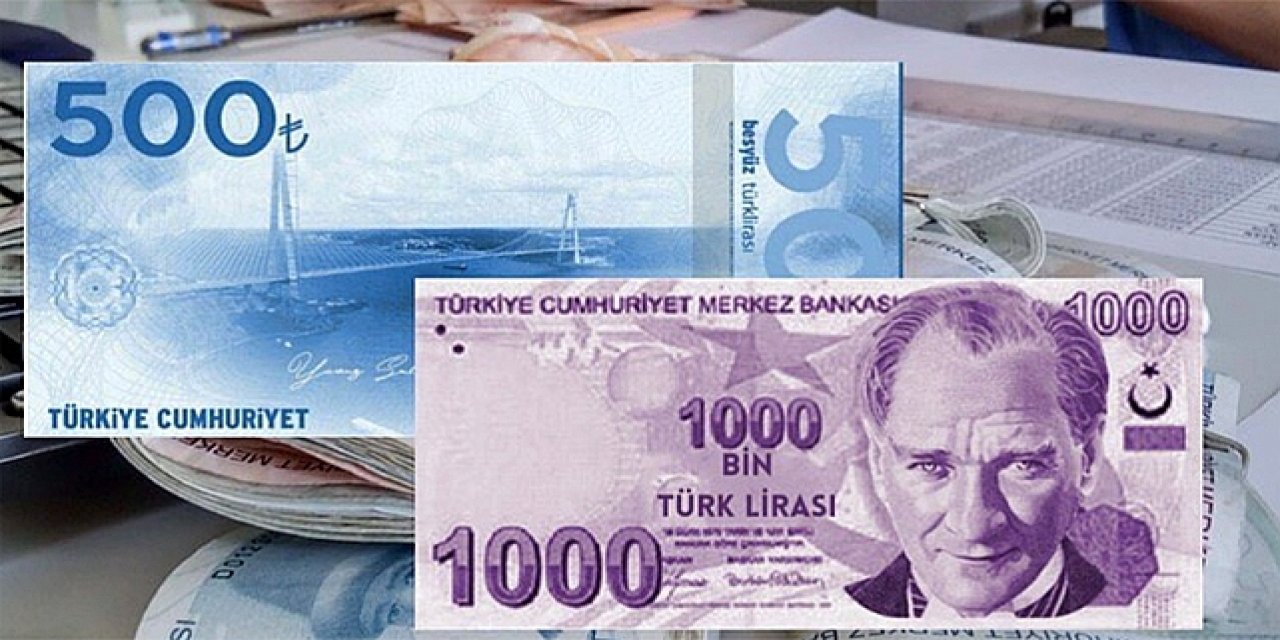 Devalüasyon sonrası 500 ve 1000 TL'lik banknotlar için düğmeye basıldı