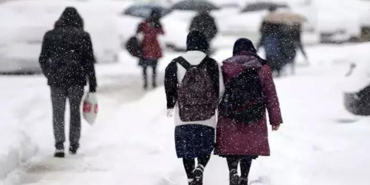 O İlimizde Okullar Bir Günlük Tatil Edildi